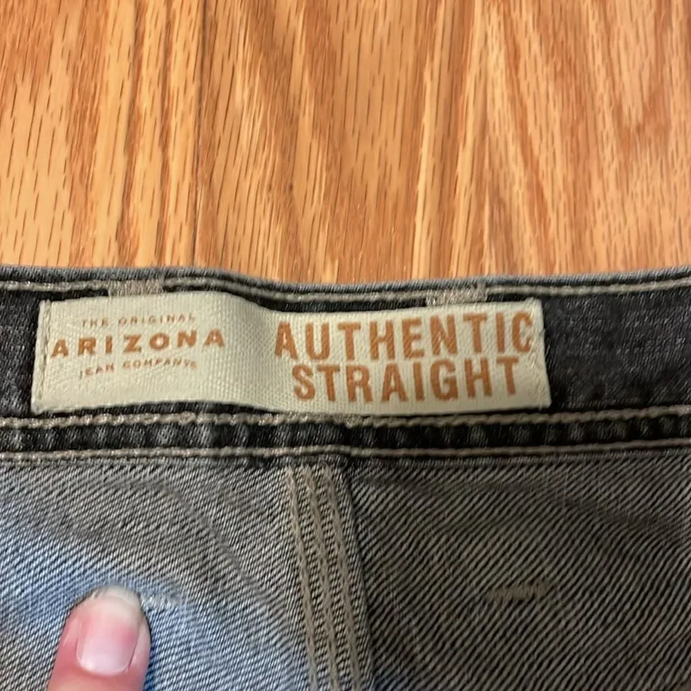 Arizona Men’s Authentic Straight Cotton Jeans,  36 x 32